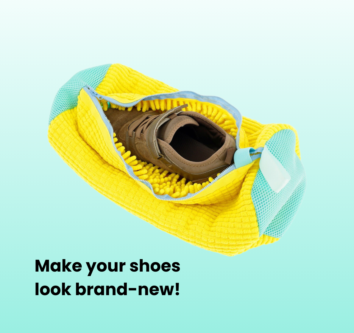 Shoe wash bag