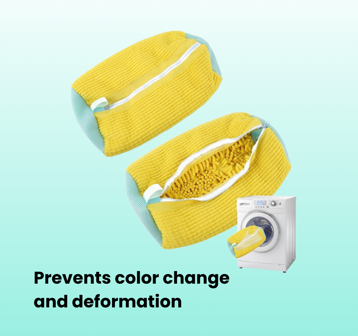 Shoe wash bag